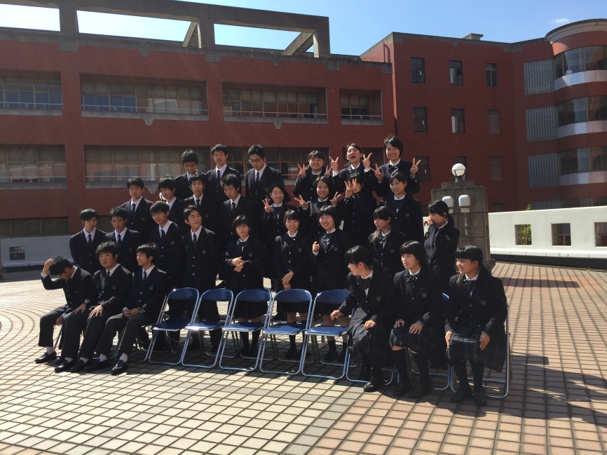 自由ケ丘高等学校 クラス写真撮影 自由ケ丘高等学校 クラス写真撮影