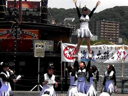 自由ケ丘高等学校 門司みなと祭りに参加しました チアリーディング部 自由ケ丘高等学校 門司みなと祭りに参加しました チアリーディング部