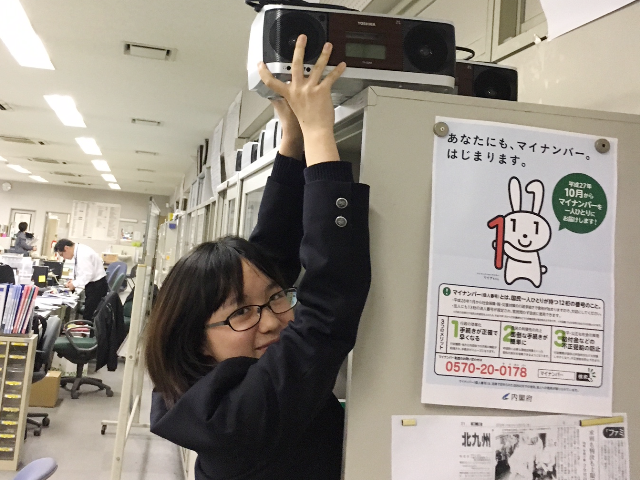 自由ケ丘高等学校 100色プロジェクトー６ ７ 石松緑乃さん 松尾明日香さん